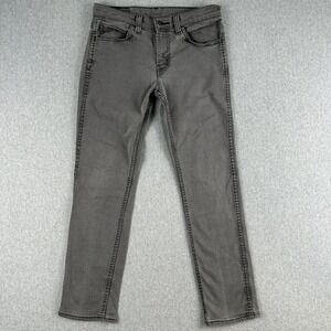 Levi's 511 Jeans Men's 30x30 Grey Slim Fit Stretch Denim Pants Casual Rodeo